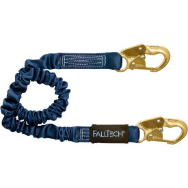 FallTech® 8240 ElasTech 4-1/2' to 6' Shock Absorbing Lanyard with 2 Snap Hooks 8240