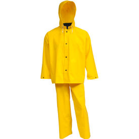 Tingley® S53307 .35mm Industrial 3 Pc Work Suit Yellow Jacket Detachable Hood XL S53307.XL