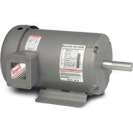 Baldor-Reliance HVAC Motor EHM3611T-5 3 PH 3 HP 575 V 1760 RPM TEFC 182T Frame EHM3611T-5