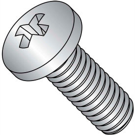 2-56 x 1/4 MS51957 NAS-1635 Phillips Pan Machine Screw Coarse - Full Thread - S/S - Pkg of 4000 MS51957-3