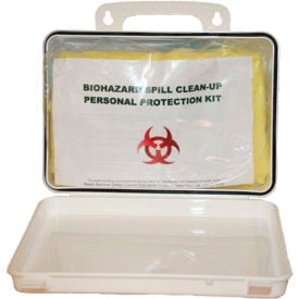 First Voice™ Deluxe Wall Mounted Bloodborne Pathogen Clean-Up Kit BP004