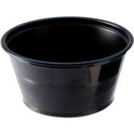 Fabri-Kal® Portion Cups 2 oz. Capacity Black Pack of 2500 9505137