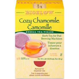Bigelow® Cozy Chamomile Herbal Tea Pods 1.90 oz 18/Box RCB10906