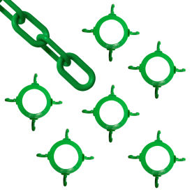 Mr. Chain® 50' Cone Chain Connector Kit with Plastic Chain Green 04-KIT974