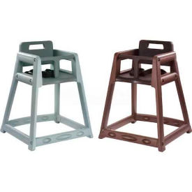 Koala Kare® Plastic High Chair Gray Assembled 950DGY
