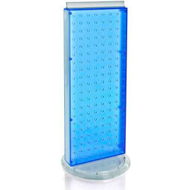 Global Approved 700509-BLU Two-Sided Non-Revolving Pegboard Countertop Display 8