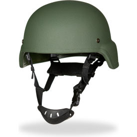 EDI-USA MICH (ACH) Style Ballistic Helmet Level III-A Ballistic Resistance Medium Green EH-0881-GM