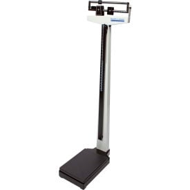 Health O Meter 402KL Eye Level Beam Physician Scale 390 x 1/4lb / 180kg x 100g W/ Height Rod 402KL