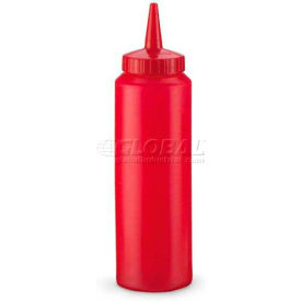 Vollrath® Traex Squeeze Dispenser 2808-02 Single Tip 8 Oz. Red 2808-02 - Pkg Qty 12