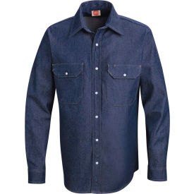 Red Kap® Men's Deluxe Denim Shirt Long-M SD78-SD78DNLNM SD78DNLNM