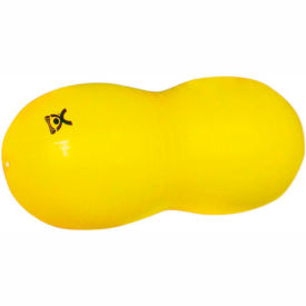 CanDo® Inflatable Exercise Saddle Roll Yellow 16