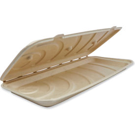 World Centric® Fiber Hinged Container 13-11/16
