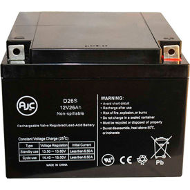 AJC® Kung Long WP26-12 Sealed Lead Acid - AGM - VRLA Battery AJC-D26S-J-1-139983