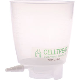CELLTREAT® 1000mL PP Bottle Top Filter Nylon Filter 0.45µm 90mm Non-Sterile 12/PK 229736