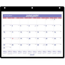 AT-A-GLANCE Monthly Desk/Wall Calendar w/Plastic Backboard & Bonus Pages 12-Month (Jan-Dec) 2026 SK800