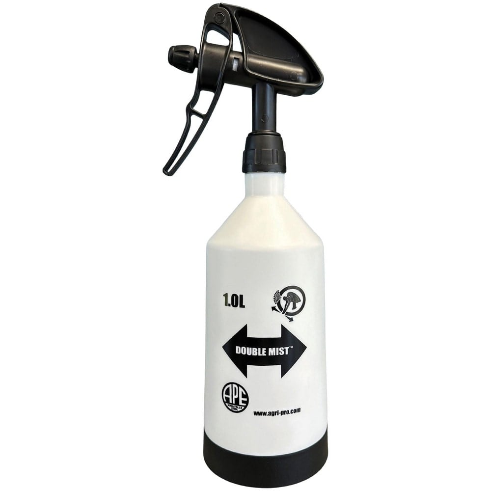 Spray Bottles & Triggers; Product Type: Spray Bottle with Trigger; Dispensing Type: Mist; Container Capacity: 1 L; Bottle Material: Plastic; Nozzle Material: Plastic; Seal Material: Plastic MPN:083510