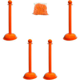 Mr. Chain® Heavy Duty Plastic Stanchion Kit w/ 2
