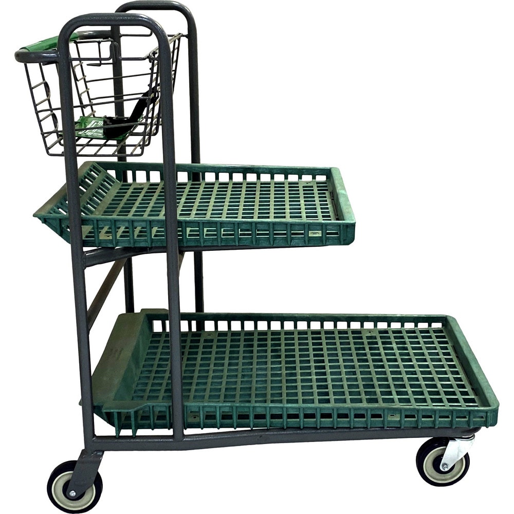 Bar, Panel & Platform Trucks, Truck Type: Garden Cart , Load Capacity: 500 lb , Platform Profile: Lipped , Platform Style: Perforated , Height (Inch): 44  MPN:CART-854G (KT)