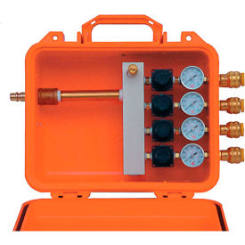 Air Systems 4-Outlet Remote Point-of-Attachment Box Independent Regulator Hansen Fitting POA-4R POA-4R-Hansen