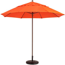 Grosfillex® 9' Outdoor Umbrella - Orange - Windmaster Series 98801931