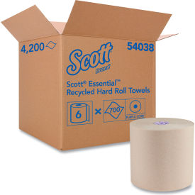 Scott® Essential Recycled Fiber Hard Roll Towel 1-Ply 8