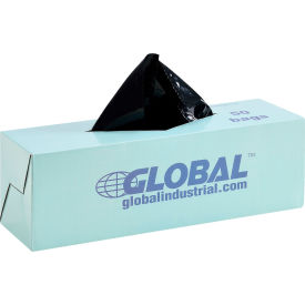 GoVets™ Heavy Duty Black Trash Liners 1.5 Mil 13 Gallon 50/Box 813695