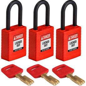 Brady® Brady SafeKey Lockout Padlock Nylon 1.5
