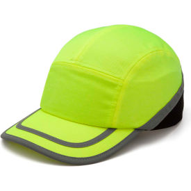 Baseball Bump Cap Hi-Vis Lime Baseball Bumps Cap HP50031 - Pkg Qty 12
