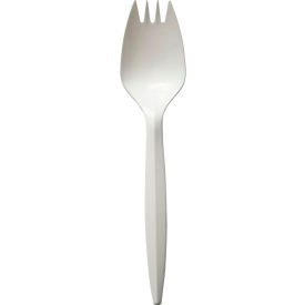 Boardwalk® Mediumweight Sporks White Polypropylene 1000/Carton BWKSPORKWHPP