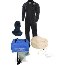 Enespro® ArcGuard® 8 cal/cm2 Arc Flash Kit with FR Coverall and Balaclava MD No Gloves KIT2CV08NGBMD
