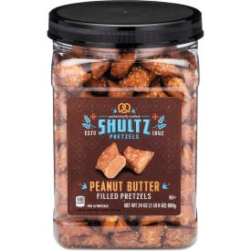 Shultz® Pretzels Peanut Butter Tub 24 oz 3598
