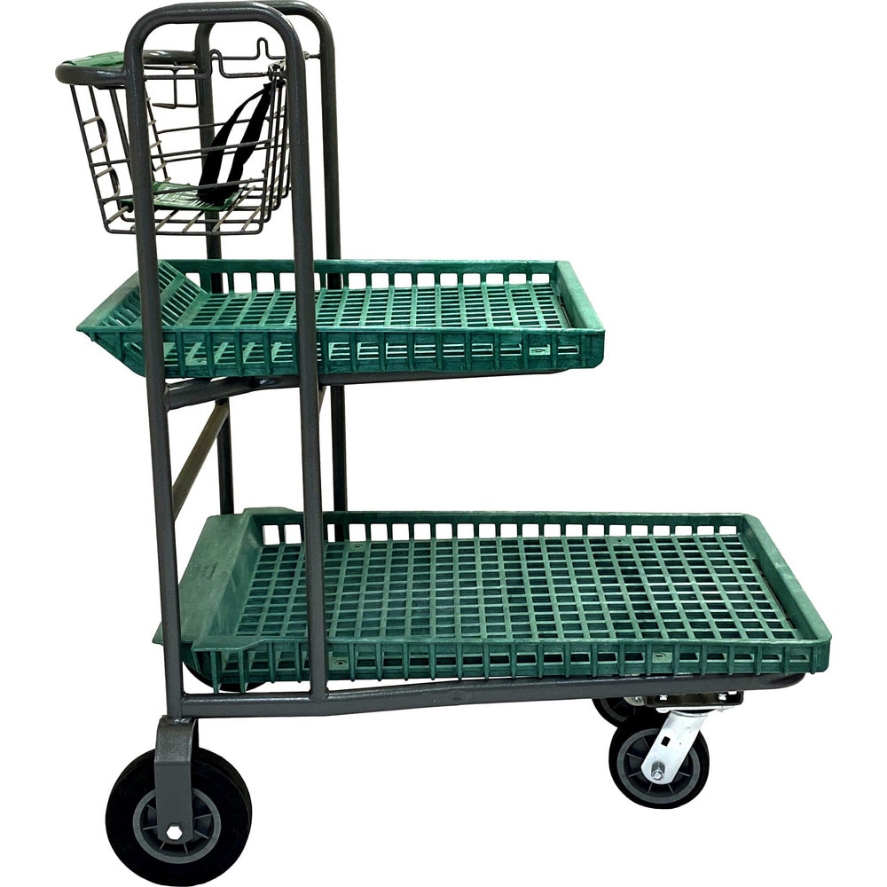Bar, Panel & Platform Trucks, Truck Type: Garden Cart , Load Capacity: 500 lb , Platform Profile: Lipped , Platform Style: Perforated , Height (Inch): 47  MPN:CART-884G (KT)