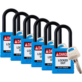 Brady® Safety Lockout Padlock Keyed Different 1-1/2