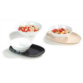 Carlisle 4373702 - Footed Serving Bowl 24 Oz. White 4373702 - Pkg Qty 12
