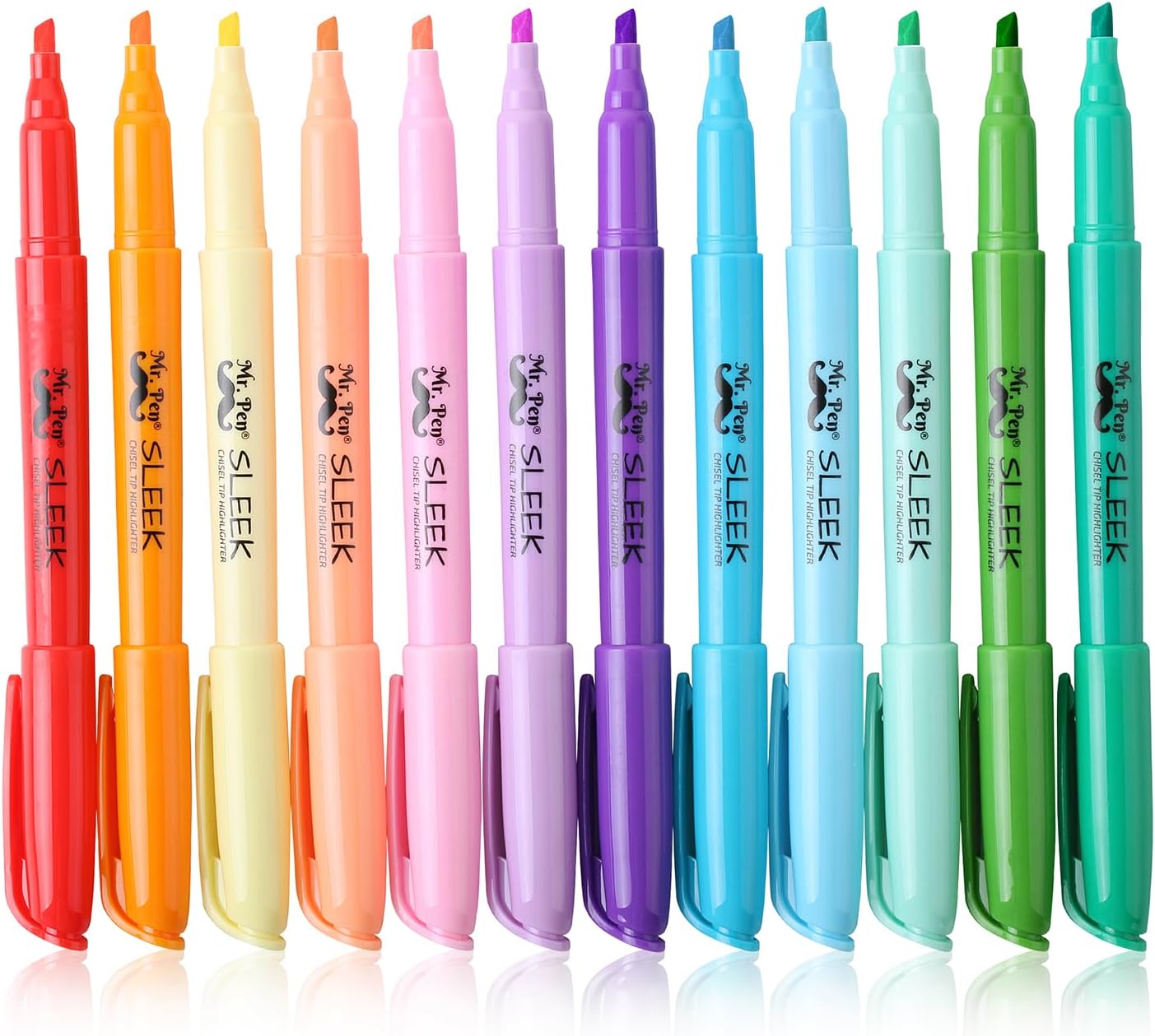 Mr. Pen- Pastel Highlighters, 12 Pack, Assorted Colors, Fast Dry, Highlighter Pastel, Set, Bible Journaling Highlighter, Marker, Colored School Supplies