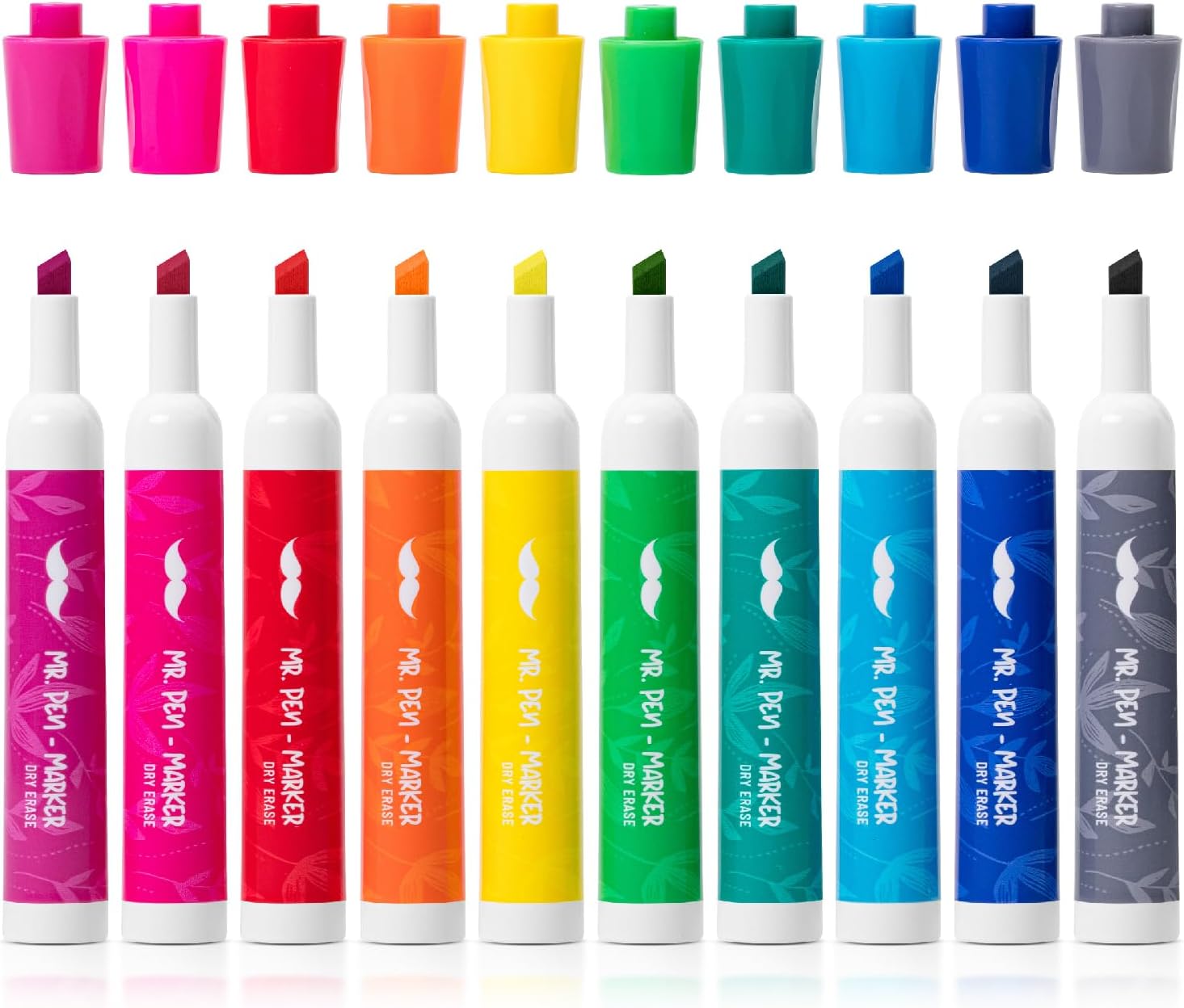 Mr. Pen- Dry Erase Markers, Low Odor Chisel Tip, 10 Pack, Vibrant Colors, White Board Markers Dry Erase, Chisel Tip Markers, Whiteboard Markers, Dry Erase Pens, Dry Erase Markers Chisel Tip
