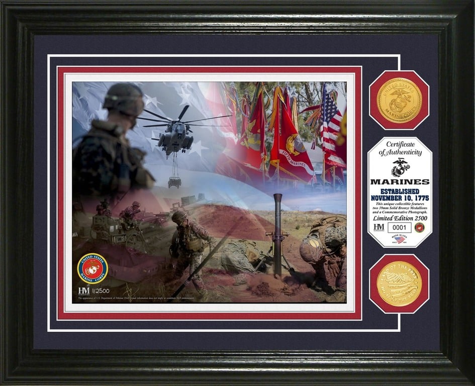 United States Marines Bronze Coin Photo Mint MPN:PHOTO12791K