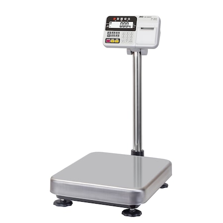 Platform Scale, 100X0.01kg w/ Compact Printer MPN:HW-100KCP