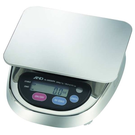 Digital Compact Bench Scale 3000g Capacity MPN:HL-3000WPN