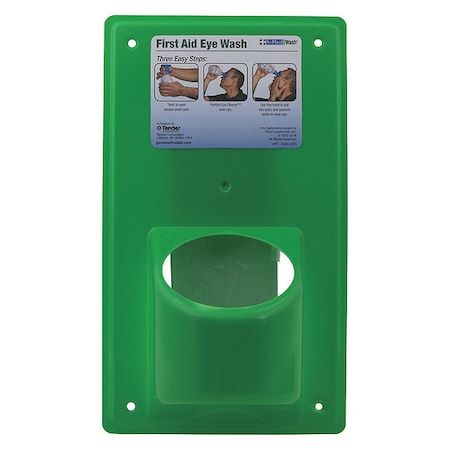 Eye Wash Station, Green, Acrylic, 12 in H MPN:5020-0276
