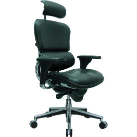 Eurotech Ergohuman Executive High Back Chair - LE9ERG(N) - Black Leather LE9ERG(N)