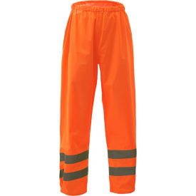 GSS Safety 6802 Class E Standard Waterproof Rain Pants Orange 4XL/5XL 6802-4XL/5XL