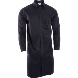 National Safety Apparel® Flame Resistant Food Processing Lab Coat 3XL Navy C09UJLCFS C09UJLCFS3X42
