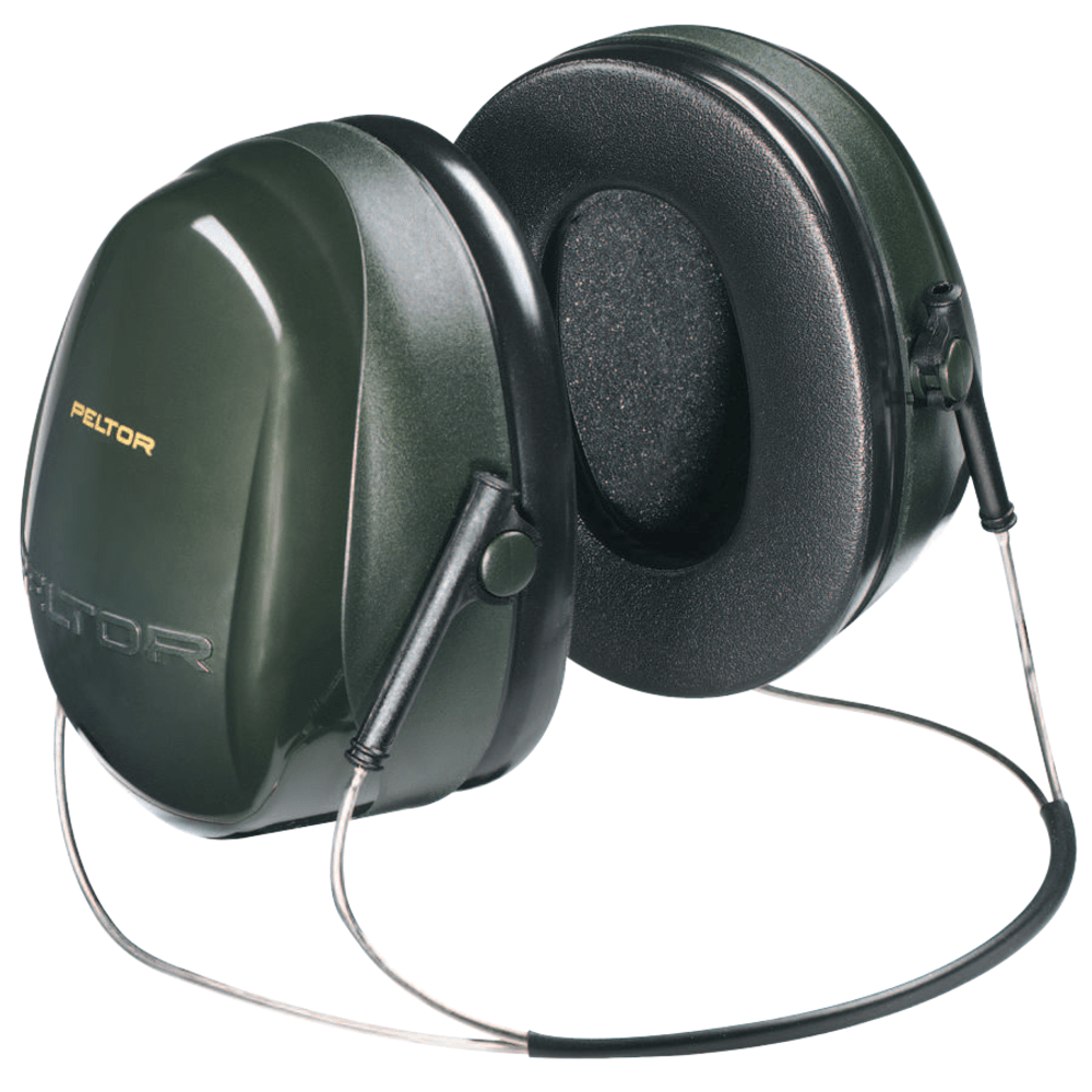 3M Optime 101 Earmuffs, 26 dB NRR, Dark Green, Behind the Head MPN:247-H7B