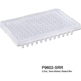 MTC™ Bio PureAmp™ PCR Plate For 0.2 ml Tube 96 Place Semi Skirted W/Raised Rim 50 Pack P9602-SRR