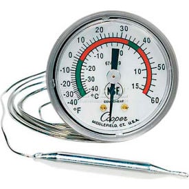 Cooper-Atkins® Vapor Tension Panel Thermometer 6812-01-3 6812-01-3