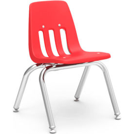 Virco® 9012 Classic Series™ Classroom Chair - Red Vented Back - Pkg Qty 4 90279C70