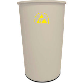 Static Solutions ESD Gray Waste Paper Basket - DB-1622 DB-1622 - Pkg Qty 10