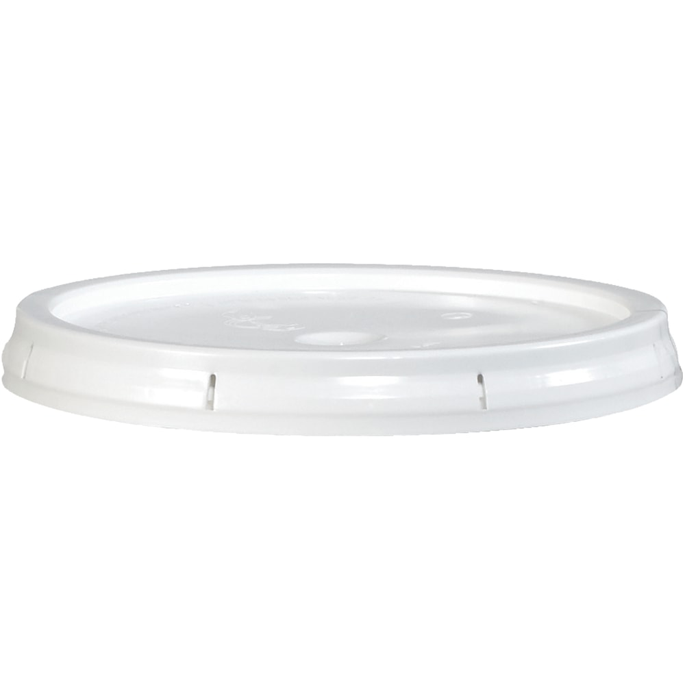 Partners Brand Plastic Lid, 20 Qt, 1 3/8inH x 12 3/8inW x 12 3/8inD, White MPN:HAZ1076LID