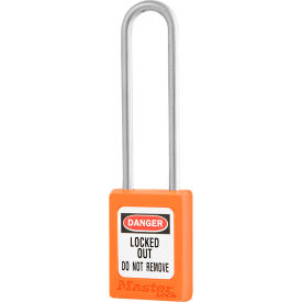 Master Lock® Thermoplastic Zenex™ S33LTORJ Snap Lock Safety Padlock 1-3/8
